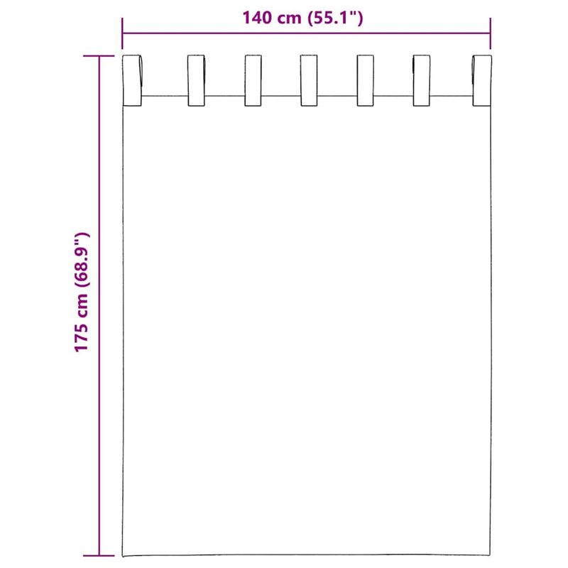 Casa si Gradina - Textile si covoare - Perdele si draperii - Perdele - Perdele Voile cu buzunare pentru bare 2 buc rosu vin, mărime 140x175 cm - Infinity.ro