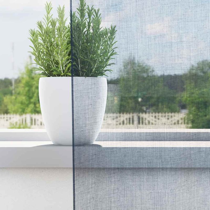 Casa si Gradina - Textile si covoare - Perdele si draperii - Perdele - Perdele voal cu bucle 2 buc Albastru regal 140x175 cm - Infinity.ro
