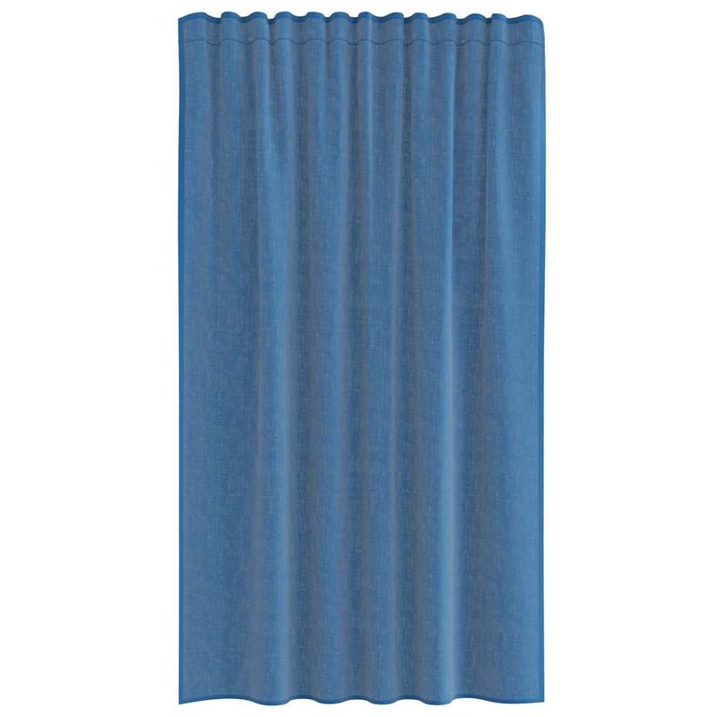 Casa si Gradina - Textile si covoare - Perdele si draperii - Perdele - Perdele voal cu bucle 2 buc Albastru regal 140x175 cm - Infinity.ro