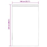 Casa si Gradina - Textile si covoare - Perdele si draperii - Perdele - Perdele din voile cu tabla 2 buc Negru, mărime 140x225 cm - Infinity.ro