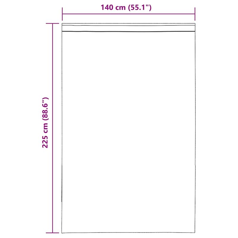 Casa si Gradina - Textile si covoare - Perdele si draperii - Perdele - Perdele din voile cu tabla 2 buc Negru, mărime 140x225 cm - Infinity.ro