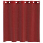 Casa si Gradina - Textile si covoare - Perdele si draperii - Perdele - Perdele Voile cu Oelii 2 buc rosu vin, mărime 140x140 cm - Infinity.ro