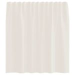 Casa si Gradina - Textile si covoare - Perdele si draperii - Perdele - Perdele din voile cu tabla 2 buc crem, mărime 140x140 cm - Infinity.ro
