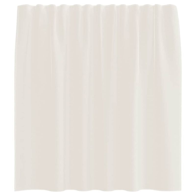 Casa si Gradina - Textile si covoare - Perdele si draperii - Perdele - Perdele din voile cu tabla 2 buc crem, mărime 140x140 cm - Infinity.ro