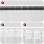 Casa si Gradina - Textile si covoare - Perdele si draperii - Perdele - Perdele din voile cu tabla 2 buc crem, mărime 140x140 cm - Infinity.ro
