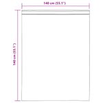 Casa si Gradina - Textile si covoare - Perdele si draperii - Perdele - Perdele din voile cu tabla 2 buc crem, mărime 140x140 cm - Infinity.ro