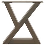 Casa si Gradina - Mobilier - Feronerie si accesorii mobila - Picioare masuta de cafea 2 buc Otel natural 40x(30-31,3)cm Otel - Infinity.ro