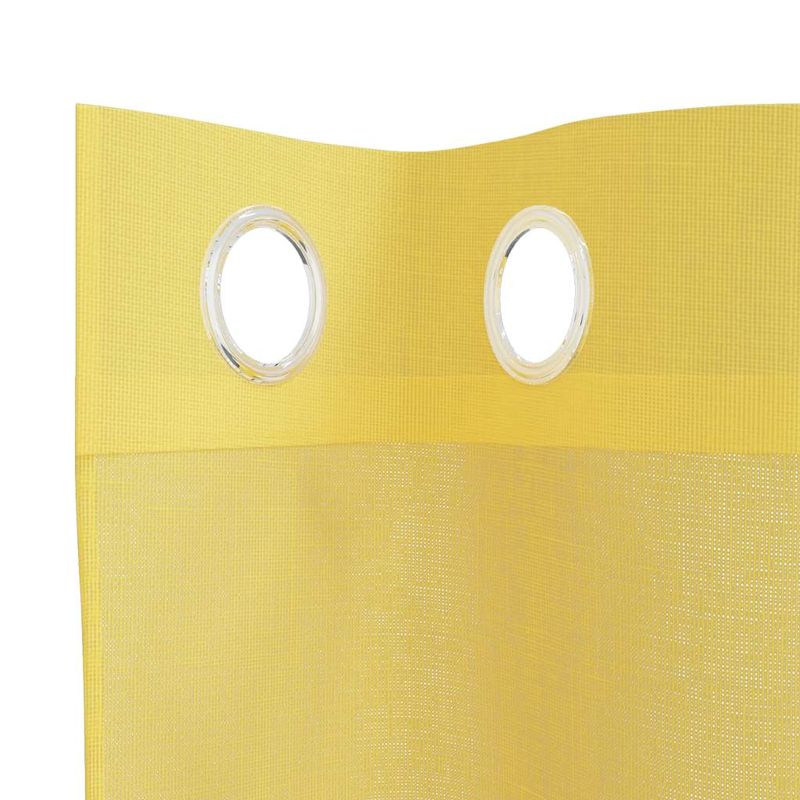 Casa si Gradina - Textile si covoare - Perdele si draperii - Perdele - Perdele Voile cu Oelii 2 buc Galben, mărime 140x300 cm - Infinity.ro