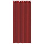 Casa si Gradina - Textile si covoare - Perdele si draperii - Perdele - Perdele Voile cu Oelii 2 buc rosu vin, mărime 140x225 cm - Infinity.ro
