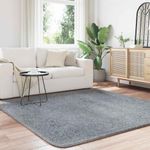 Casa si Gradina - Textile si covoare - Covoare - Covoare casa - Covor shaggy cu pom inalt, NAVARRA, gri argintiu, 200x200 cm, formă pătrat - Infinity.ro