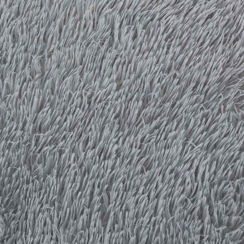 Casa si Gradina - Textile si covoare - Covoare - Covoare casa - Covor shaggy cu pom inalt, NAVARRA, gri argintiu, 120x120 cm, formă rotund - Infinity.ro