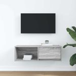 Casa si Gradina - Mobilier - Comode si corpuri - Comode - Dulap TV Gri Sonoma 80x31x25,5 cm lemn prelucrat - Infinity.ro