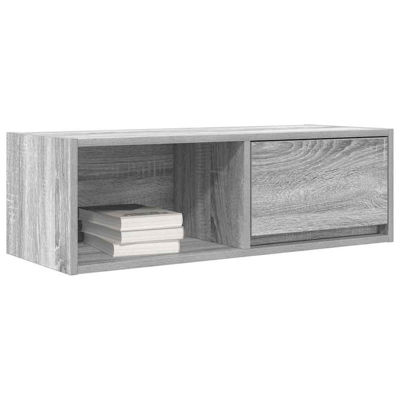 Casa si Gradina - Mobilier - Comode si corpuri - Comode - Dulap TV Gri Sonoma 80x31x25,5 cm lemn prelucrat - Infinity.ro