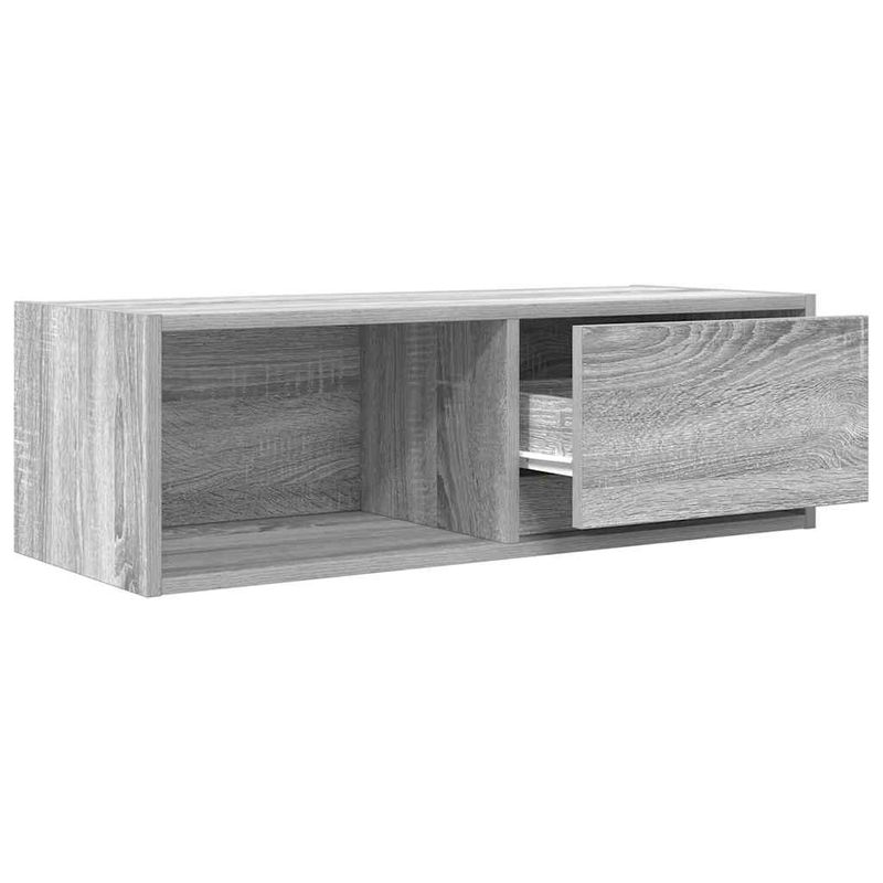 Casa si Gradina - Mobilier - Comode si corpuri - Comode - Dulap TV Gri Sonoma 80x31x25,5 cm lemn prelucrat - Infinity.ro
