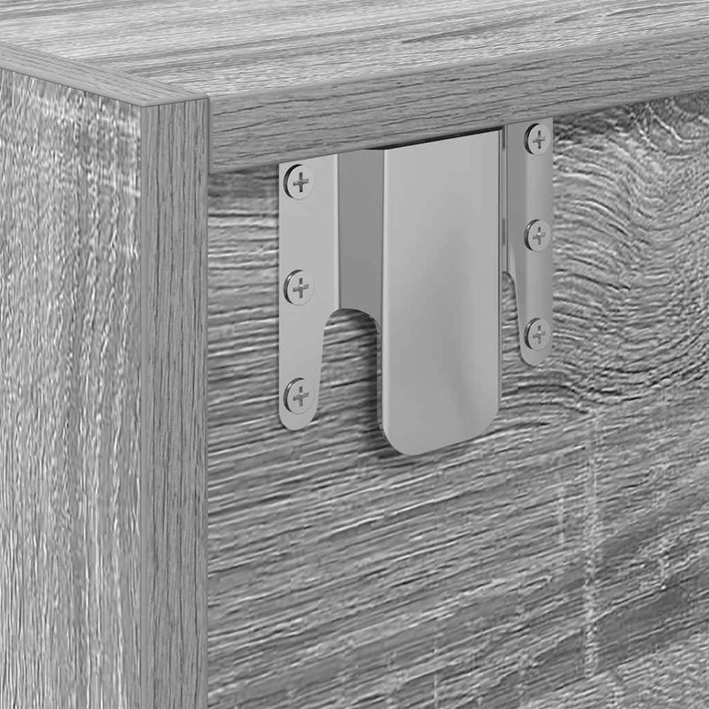 Casa si Gradina - Mobilier - Comode si corpuri - Comode - Dulap TV Gri Sonoma 80x31x25,5 cm lemn prelucrat - Infinity.ro