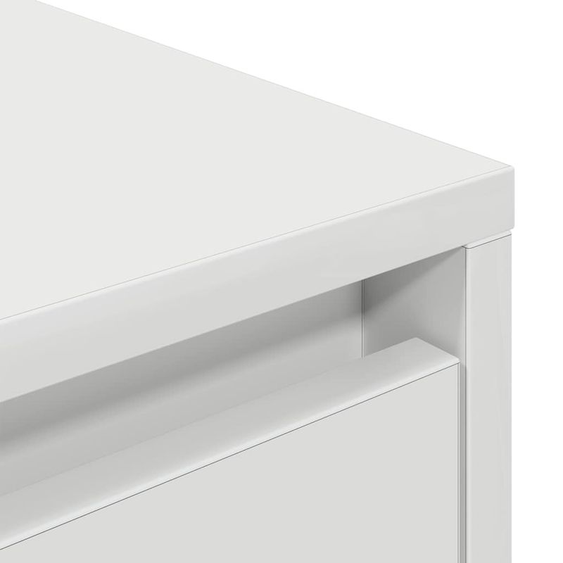 Casa si Gradina - Mobilier - Comode si corpuri - Comode - Dulap TV cu lumini LED alb 193,5x41x50 cm - Infinity.ro
