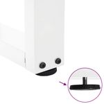 Casa si Gradina - Mobilier - Feronerie si accesorii mobila - Picioare pentru masa in forma de V 2 buc alb otel - Infinity.ro