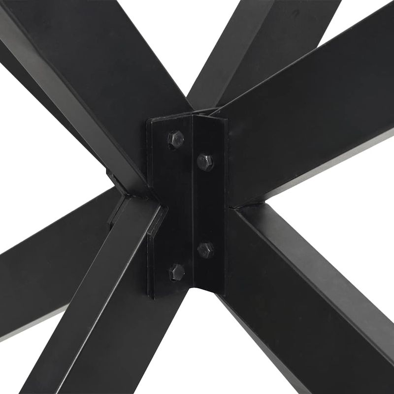 Casa si Gradina - Mobilier - Feronerie si accesorii mobila - Picior de masa in forma paianjen 120x68x(72-73) cm otel - Infinity.ro