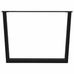 Casa si Gradina - Mobilier - Feronerie si accesorii mobila - Picioare pentru masa in forma de V 2 buc Negru Otel - Infinity.ro