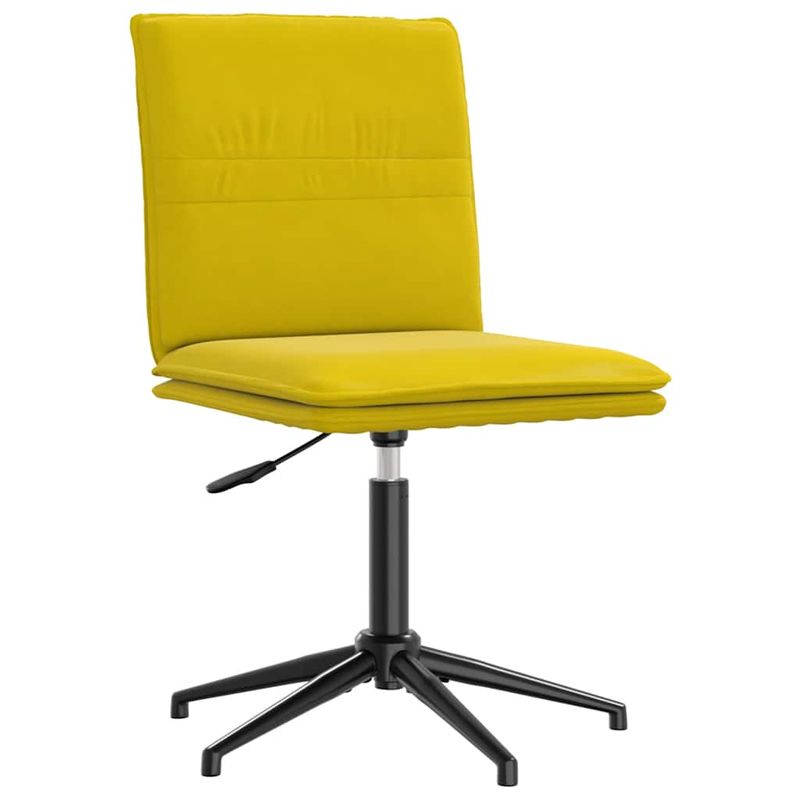 Casa si Gradina - Mobilier - Scaune si fotolii - Scaune - Scaune de bucatarie, 2 buc., galben, catifea - Infinity.ro