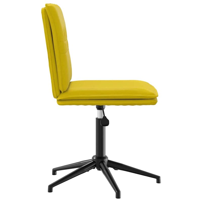 Casa si Gradina - Mobilier - Scaune si fotolii - Scaune - Scaune de bucatarie, 2 buc., galben, catifea - Infinity.ro