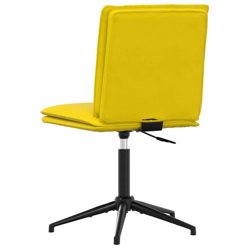 Casa si Gradina - Mobilier - Scaune si fotolii - Scaune - Scaune de bucatarie, 2 buc., galben, catifea - Infinity.ro