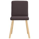 Casa si Gradina - Mobilier - Scaune si fotolii - Scaune - Scaune de bucatarie, 4 buc., maro inchis, material textil - Infinity.ro