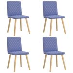 Casa si Gradina - Mobilier - Scaune si fotolii - Scaune - Scaune de sufragerie 4 buc tesatura Jeans Blue - Infinity.ro
