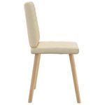 Casa si Gradina - Mobilier - Scaune si fotolii - Scaune - Scaune de sufragerie, 6 buc., crem, tesatura - Infinity.ro