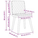 Casa si Gradina - Mobilier - Scaune si fotolii - Scaune - Scaune de sufragerie, 6 buc., crem, tesatura - Infinity.ro