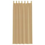 Casa si Gradina - Textile si covoare - Perdele si draperii - Perdele - Perdele Voile cu buzunare pentru bare 2 buc nisip, mărime 140x245 cm - Infinity.ro