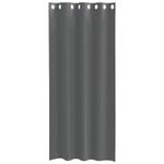 Casa si Gradina - Textile si covoare - Perdele si draperii - Perdele - Perdele Voile cu Oelii 2 buc Gri inchis 140x225 cm - Infinity.ro