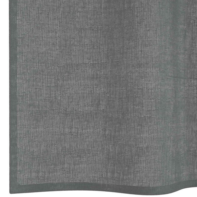 Casa si Gradina - Textile si covoare - Perdele si draperii - Perdele - Perdele Voile cu Oelii 2 buc Gri inchis 140x225 cm - Infinity.ro
