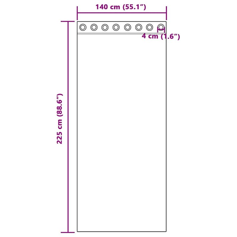 Casa si Gradina - Textile si covoare - Perdele si draperii - Perdele - Perdele Voile cu Oelii 2 buc Gri inchis 140x225 cm - Infinity.ro