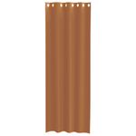 Casa si Gradina - Textile si covoare - Perdele si draperii - Perdele - Perdele Voile cu Oelii 2 buc teracota, mărime 140x300 cm - Infinity.ro