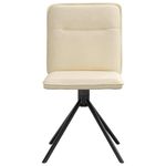 Casa si Gradina - Mobilier - Scaune si fotolii - Scaune - Scaune de bucatarie, 2 buc., crem, material textil - Infinity.ro