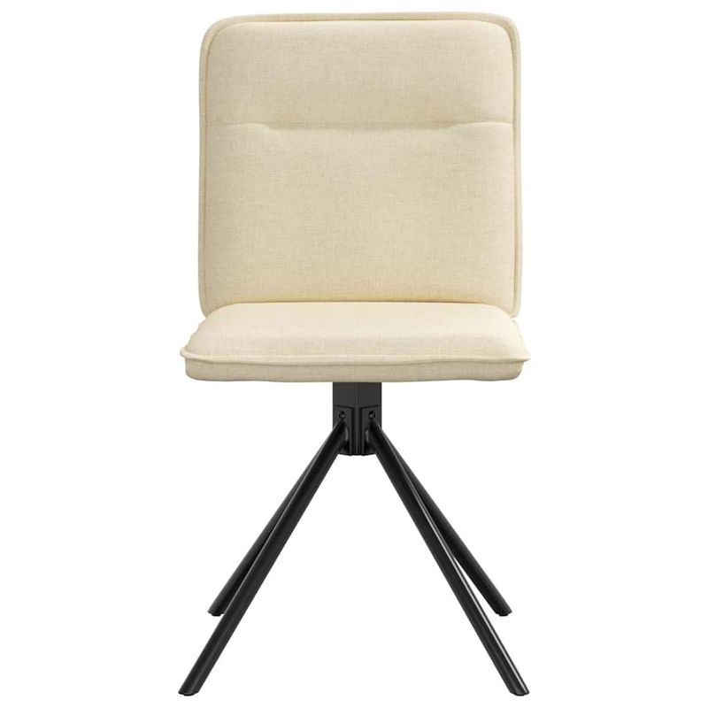 Casa si Gradina - Mobilier - Scaune si fotolii - Scaune - Scaune de bucatarie, 2 buc., crem, material textil - Infinity.ro