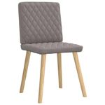 Casa si Gradina - Mobilier - Scaune si fotolii - Scaune - Scaune de sufragerie, 4 buc., gri taupe, material textil - Infinity.ro