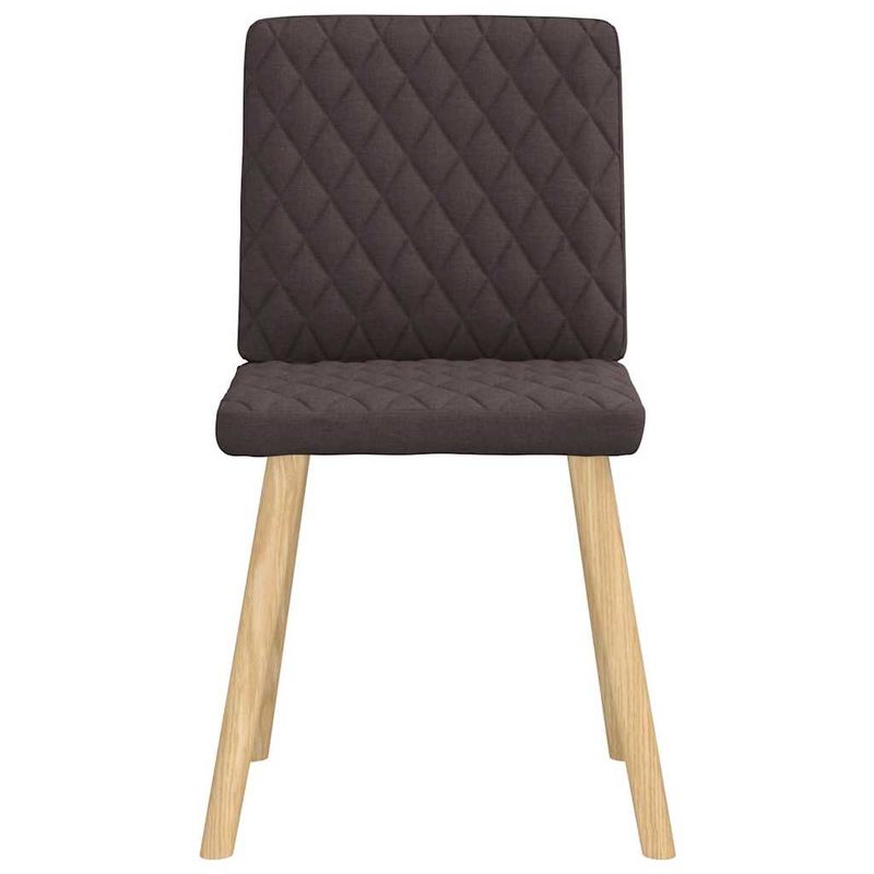 Casa si Gradina - Mobilier - Scaune si fotolii - Scaune - Scaune de bucatarie, 4 buc., maro inchis, material textil - Infinity.ro