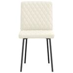 Casa si Gradina - Mobilier - Scaune si fotolii - Scaune - Scaune de bucatarie, 4 buc., crem, catifea - Infinity.ro
