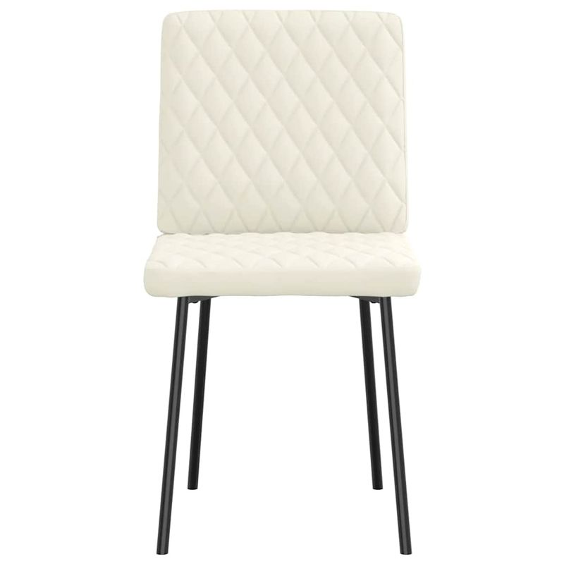 Casa si Gradina - Mobilier - Scaune si fotolii - Scaune - Scaune de bucatarie, 4 buc., crem, catifea - Infinity.ro