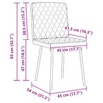 Casa si Gradina - Mobilier - Scaune si fotolii - Scaune - Scaune de bucatarie, 4 buc., crem, catifea - Infinity.ro
