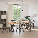 Casa si Gradina - Mobilier - Feronerie si accesorii mobila - Picioare pentru masa 2 buc Antracit 80x(72-73,3) cm Otel - Infinity.ro