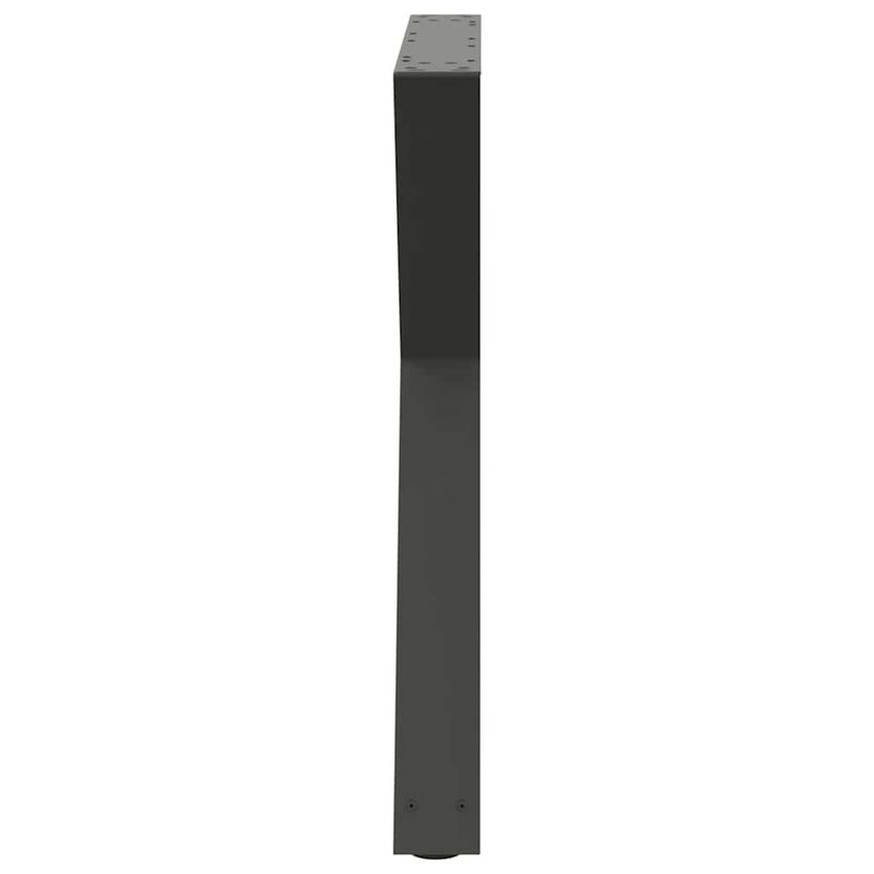 Casa si Gradina - Mobilier - Feronerie si accesorii mobila - Picioare pentru masa 2 buc Antracit 80x(72-73,3) cm Otel - Infinity.ro