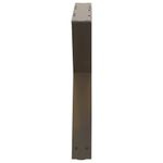Casa si Gradina - Mobilier - Feronerie si accesorii mobila - Picioare masuta de cafea 2 buc Otel natural 60x(42-43,3)cm Otel - Infinity.ro