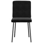 Casa si Gradina - Mobilier - Scaune si fotolii - Scaune - Scaune de bucatarie, 4 buc., negru, catifea - Infinity.ro