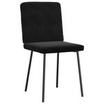 Casa si Gradina - Mobilier - Scaune si fotolii - Scaune - Scaune de bucatarie, 4 buc., negru, catifea - Infinity.ro