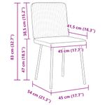Casa si Gradina - Mobilier - Scaune si fotolii - Scaune - Scaune de bucatarie, 4 buc., negru, catifea - Infinity.ro