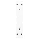 Casa si Gradina - Mobilier - Feronerie si accesorii mobila - Picioare masuta de cafea 2 buc Alb 30x(30-31,3) cm Otel - Infinity.ro