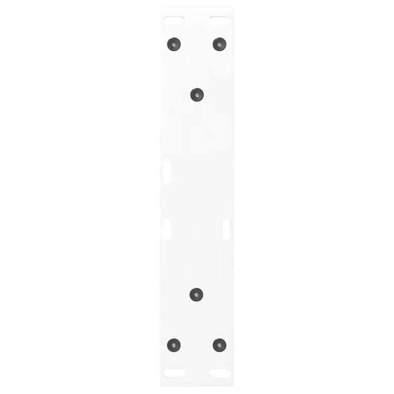 Casa si Gradina - Mobilier - Feronerie si accesorii mobila - Picioare masuta de cafea 2 buc Alb 30x(30-31,3) cm Otel - Infinity.ro